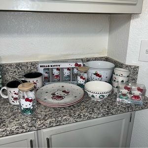 hello kitty christmas LOT (sold together as set)